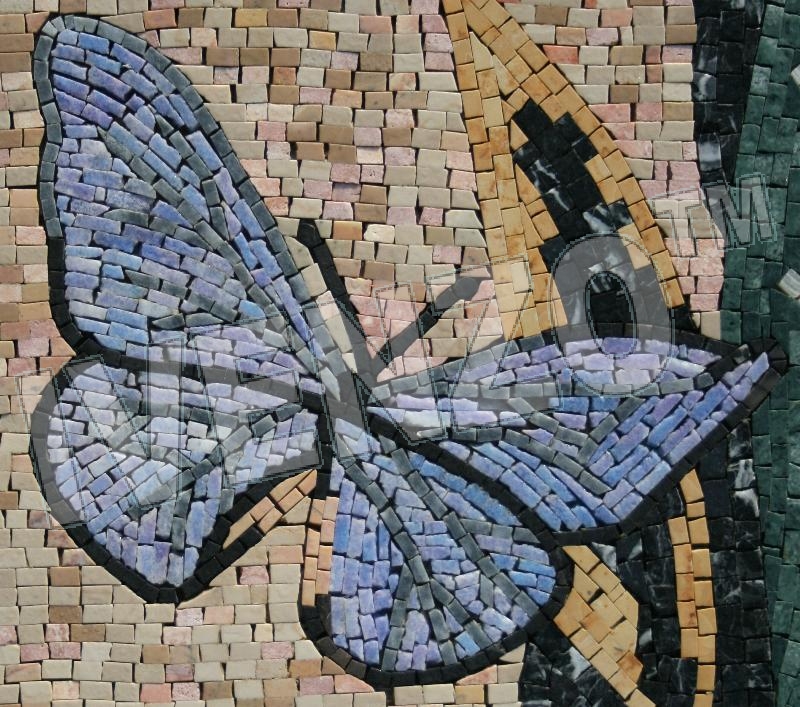 Mosaik AK018 Details Schmetterlinge 1