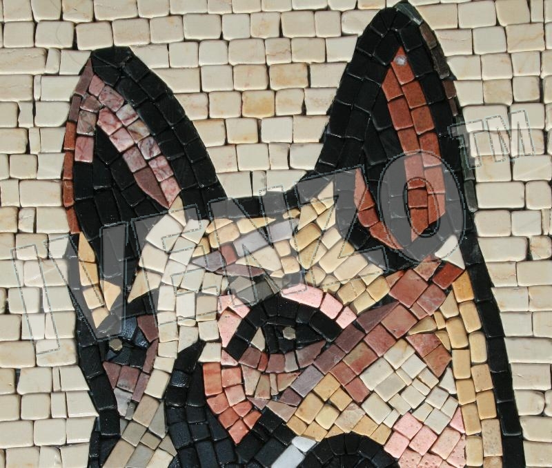 Mosaik AK027 Details Schferhund 1