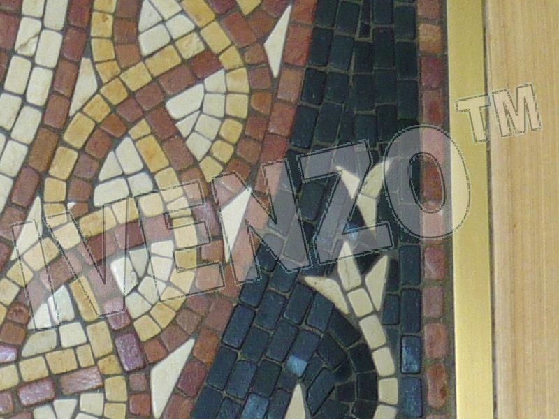 Mosaik CK034 Details Quadratischer Teppich 2