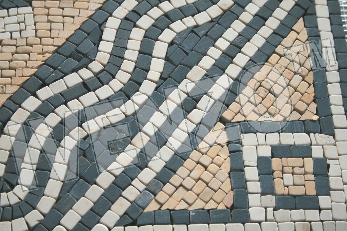 Mosaik CK050 Details Windrose Teppich 2