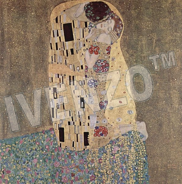 Mosaik FK053 Details Gustav Klimt: Der Kuss 1