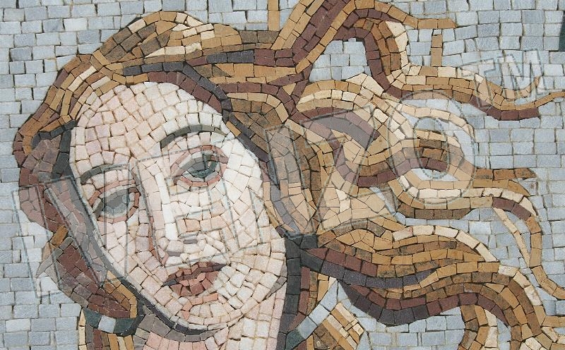 Mosaik FK091 Details Botticelli: Geburt der Venus 1
