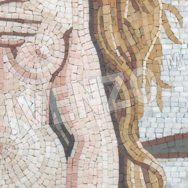 Mosaik FK091 Details Botticelli: Geburt der Venus 2