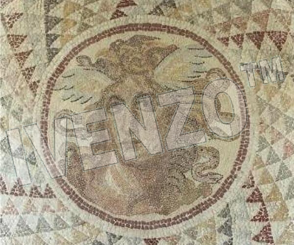 Mosaik FK105 Details Medusa aus Athen 1