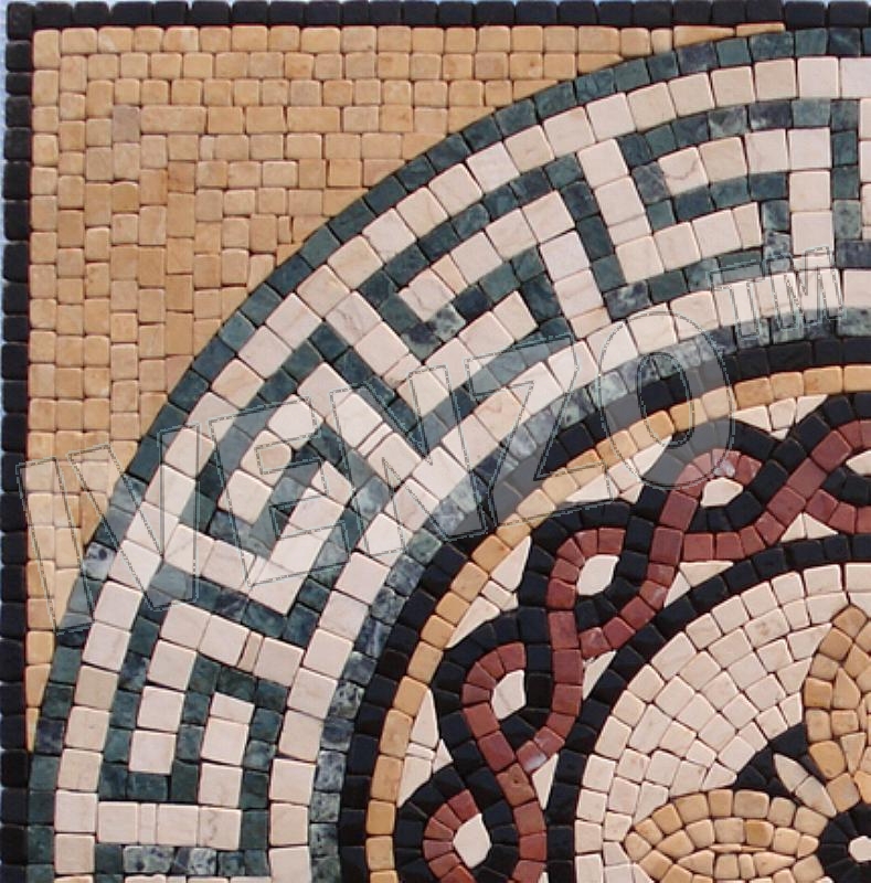 Mosaik GK069 Details Rosone griechisch-rmisch 1