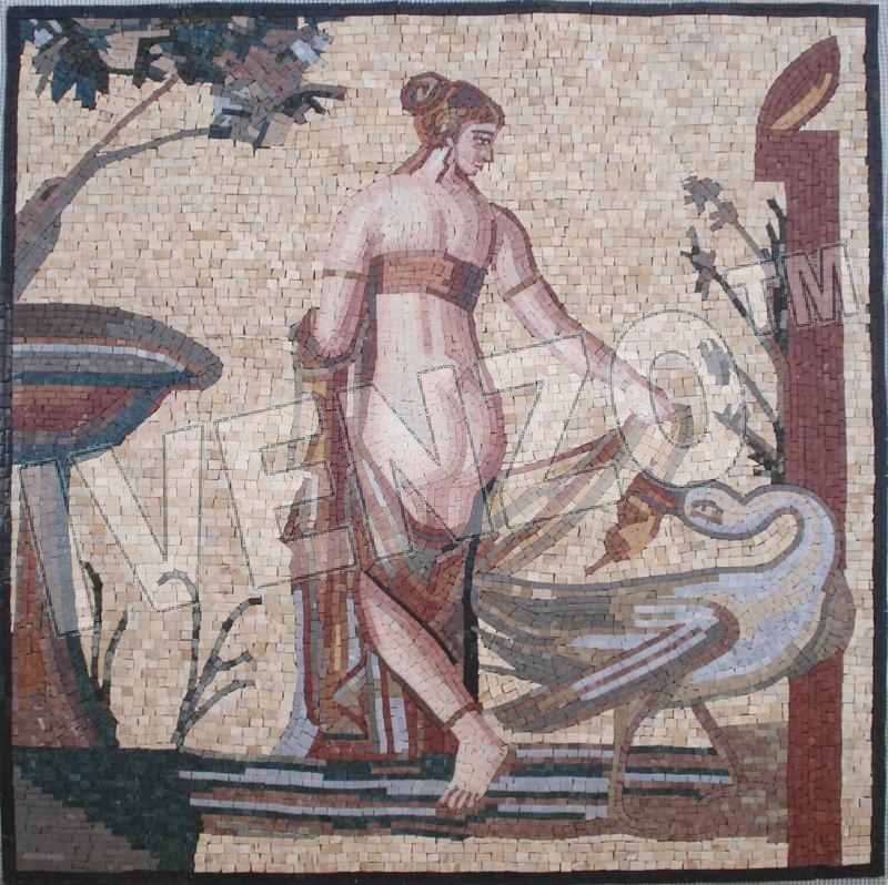 Mosaik FK005 Leda und der Schwan