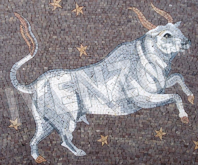 Mosaik FK020 Tierkreiszeichen Sternzeichen Stier
