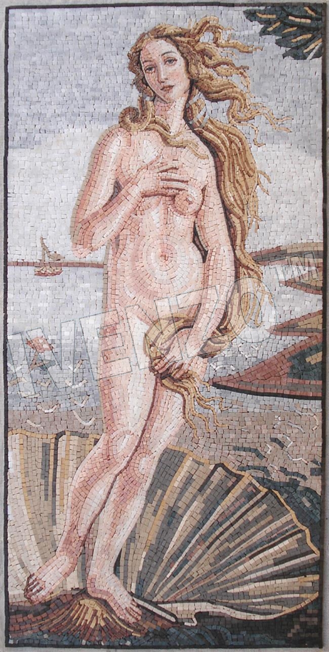 Mosaik FK029 Botticelli: Geburt der Venus