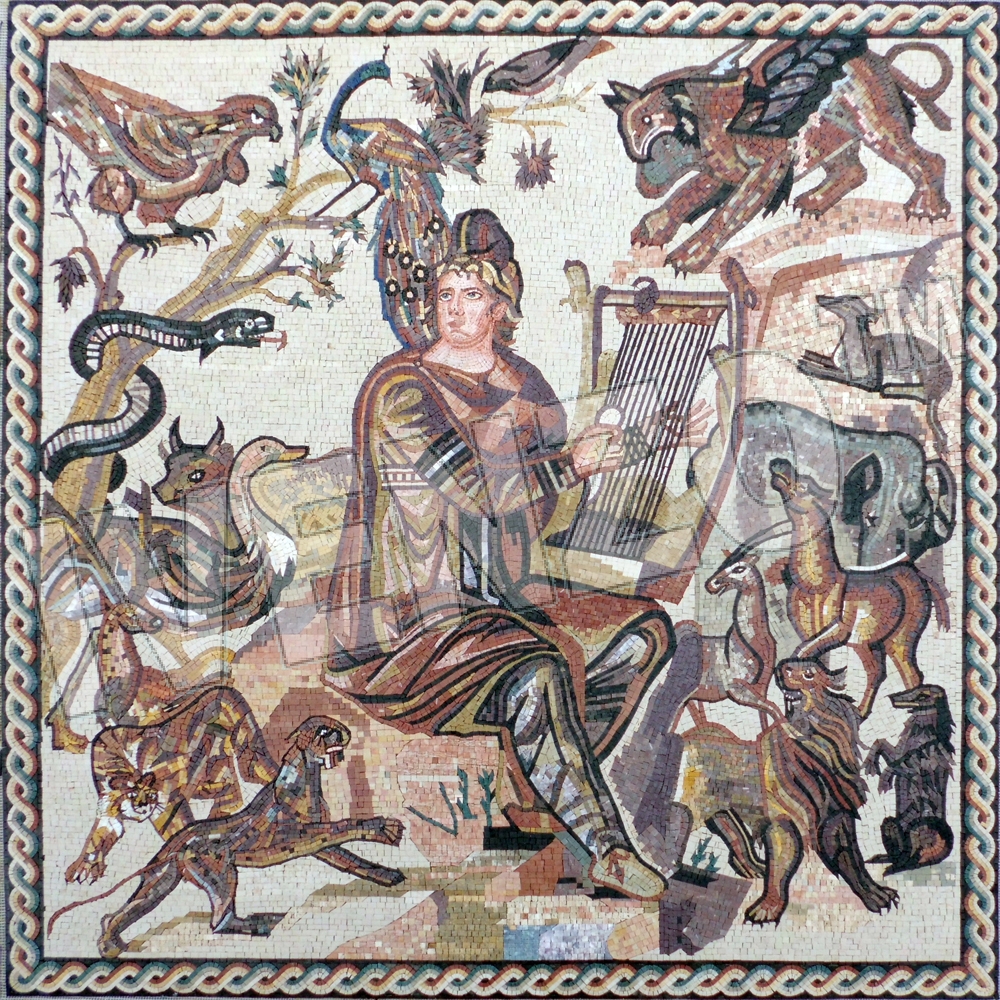 Mosaik FK117 Orpheus aus Shahba