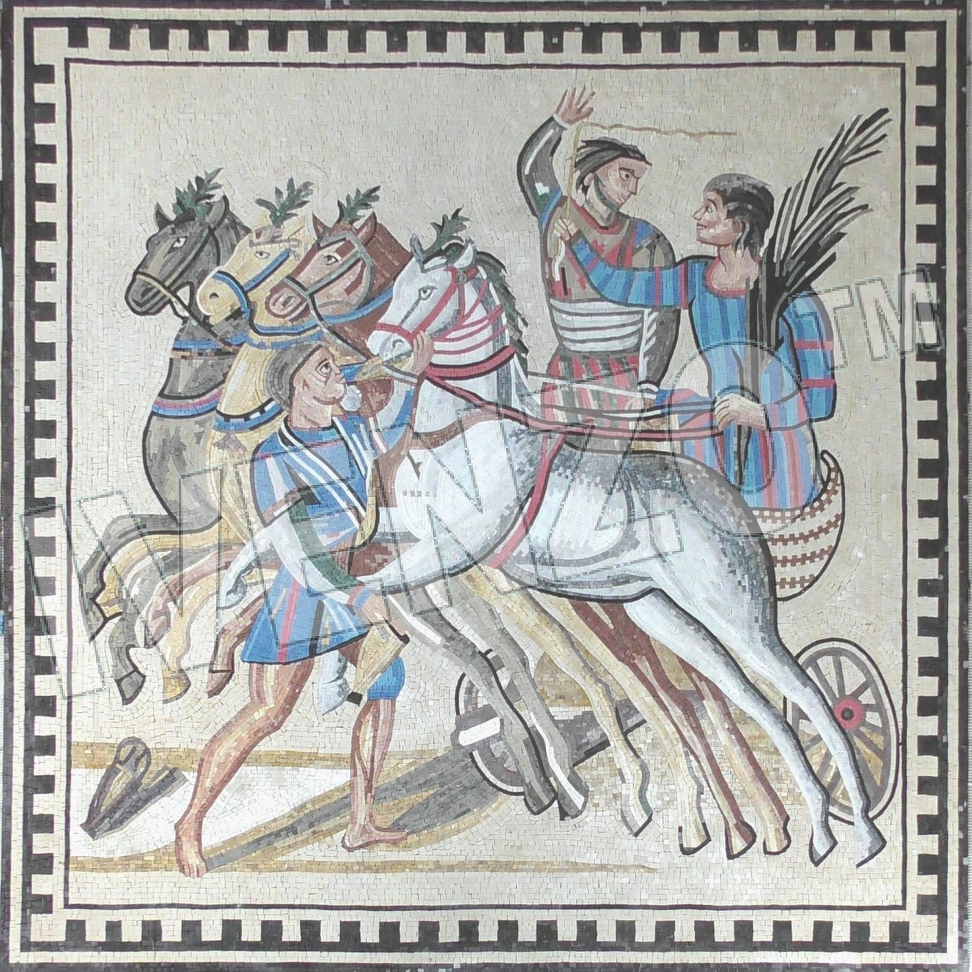Mosaik FK129 Circus Maximus - Quadriga