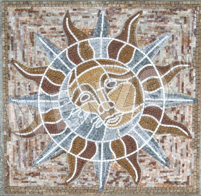 Mosaik GK002 Sonne-Mond