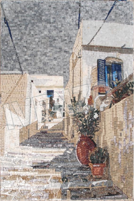 Mosaik GK080 Griechische Insel