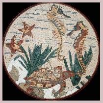 Mosaik Seetiere gemischt