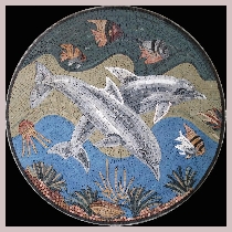 Mosaik Delfine