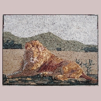 Mosaik Löwe