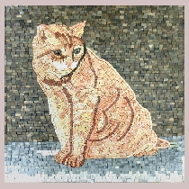 Mosaik Katze