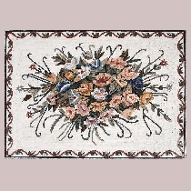 Mosaik Blumenteppich
