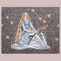 Mosaik Tierkreiszeichen Sternzeichen Jungfrau