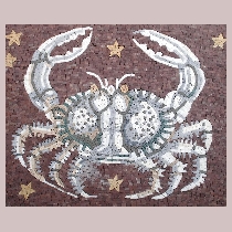 Mosaik Tierkreiszeichen Sternzeichen Krebs
