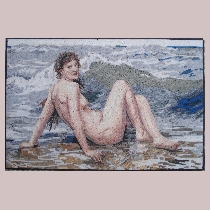 Mosaik Bouguereau: Die Welle