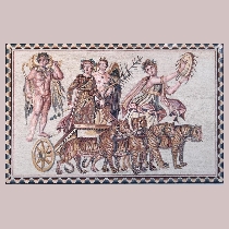 Mosaik Der Triumph des Bacchus