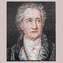 Mosaik Portrait Johann Wolfgang von Goethe
