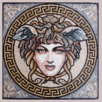 Mosaik Medusa von IVENZO