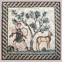 Mosaik Diana, Göttin der Jagd