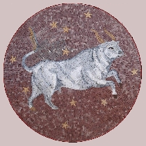 Mosaik Sternzeichen Stier