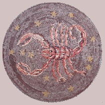 Mosaik Sternzeichen Skorpion