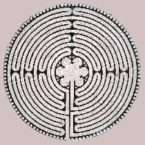 Mosaik Labyrinth von Chartres