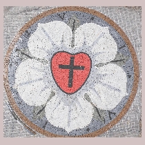 Mosaik Lutherrose