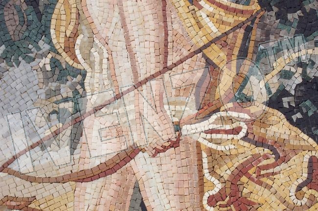 Mosaik FK001 Details Diana - Göttin des Mondes und der Jagd 2