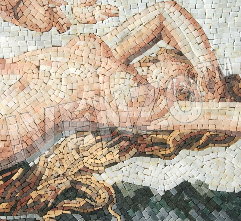 Mosaik FK038 Details Cabanel: Geburt der Venus 2