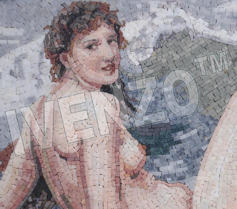 Mosaik FK040 Details Bouguereau: Die Welle 1