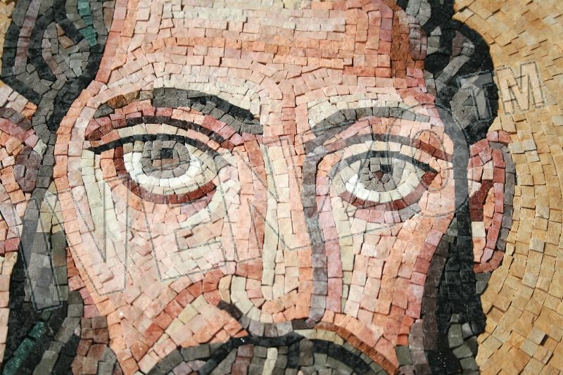 Mosaik FK071 Details Apostel Paulus aus Ravenna 1