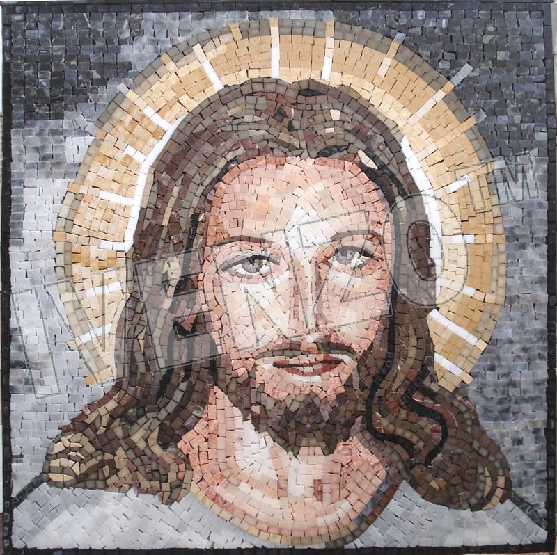 Mosaik FK092 Details Jesus 1