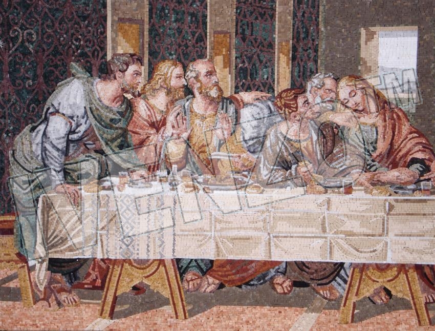 Mosaik FK110 Details Leonardo da Vinci: Das letzte Abendmahl 1