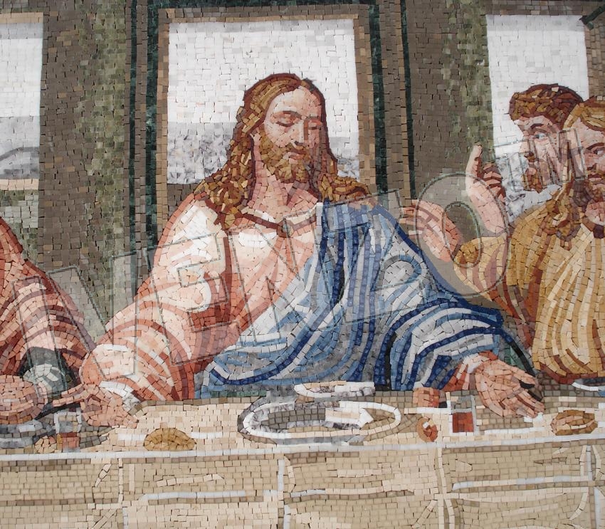 Mosaik FK110 Details Leonardo da Vinci: Das letzte Abendmahl 2