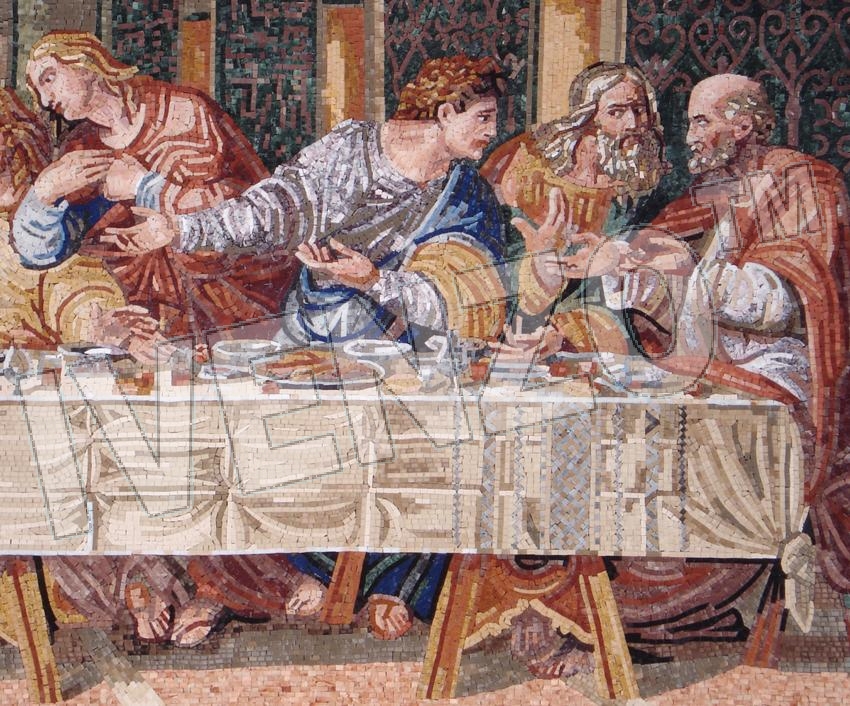 Mosaik FK110 Details Leonardo da Vinci: Das letzte Abendmahl 3