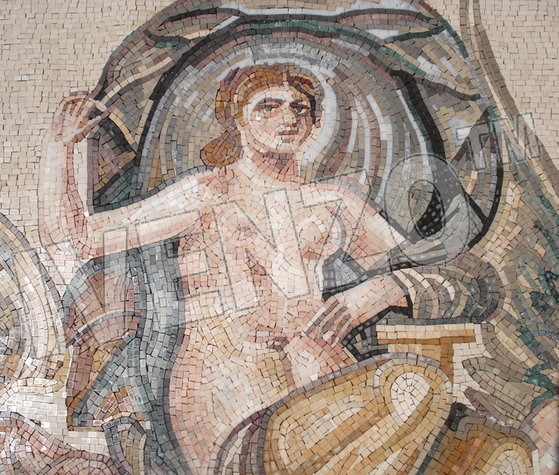 Mosaik FK120 Details Geburt der Aphrodite / Venus 2