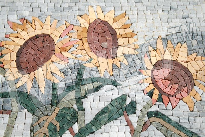 Mosaik GK035 Details Sonnenblumen 1