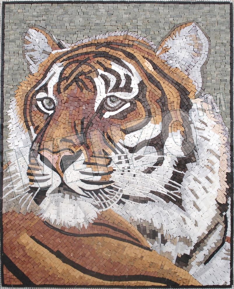 Mosaik AK005 Tigerkopf