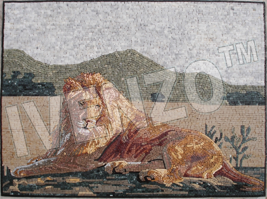 Mosaik AK045 Löwe