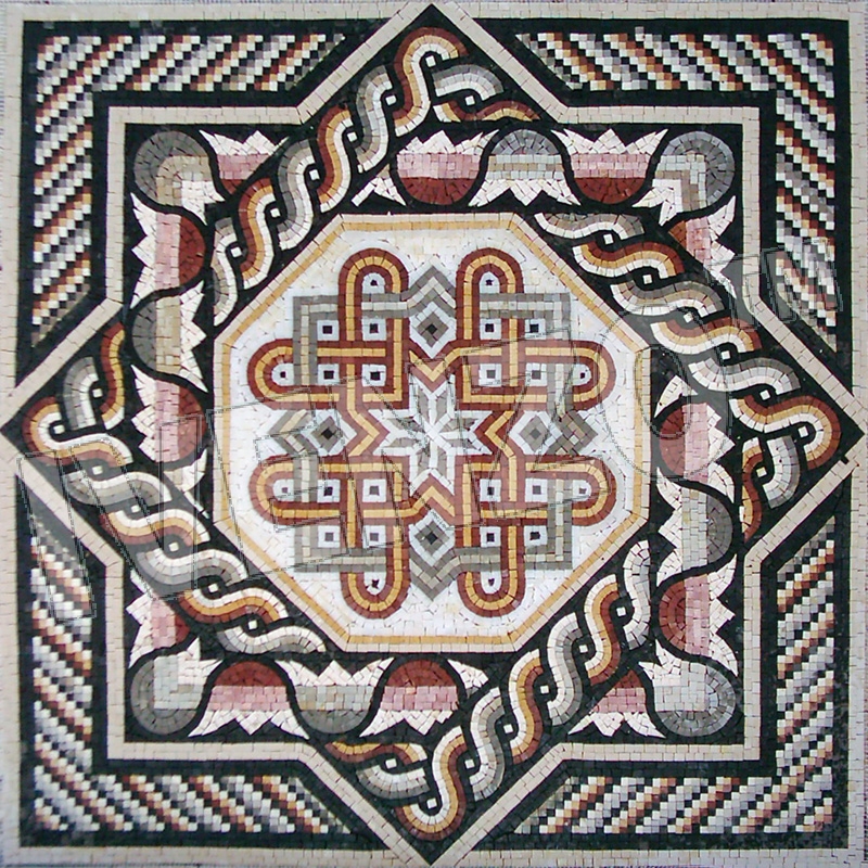 Mosaik CK041 Römischer Teppich