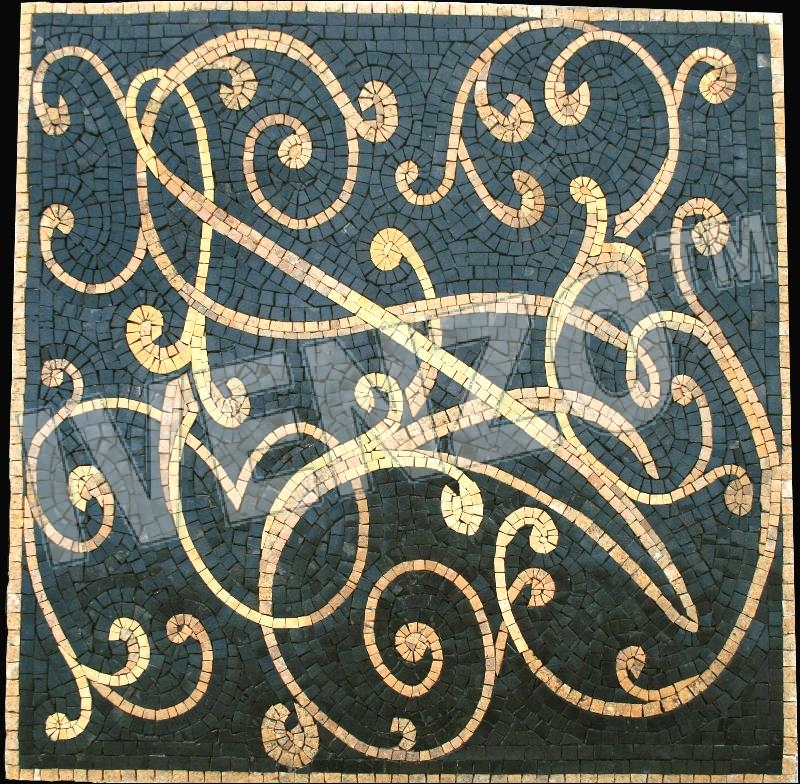 Mosaik CK056 Blüten-Motiv