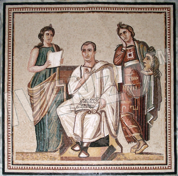 Mosaik FK004 Publius Vergilius Maro