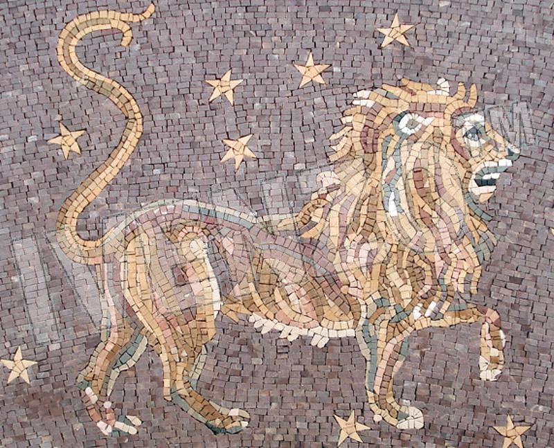 Mosaik FK011 Tierkreiszeichen Sternzeichen Löwe
