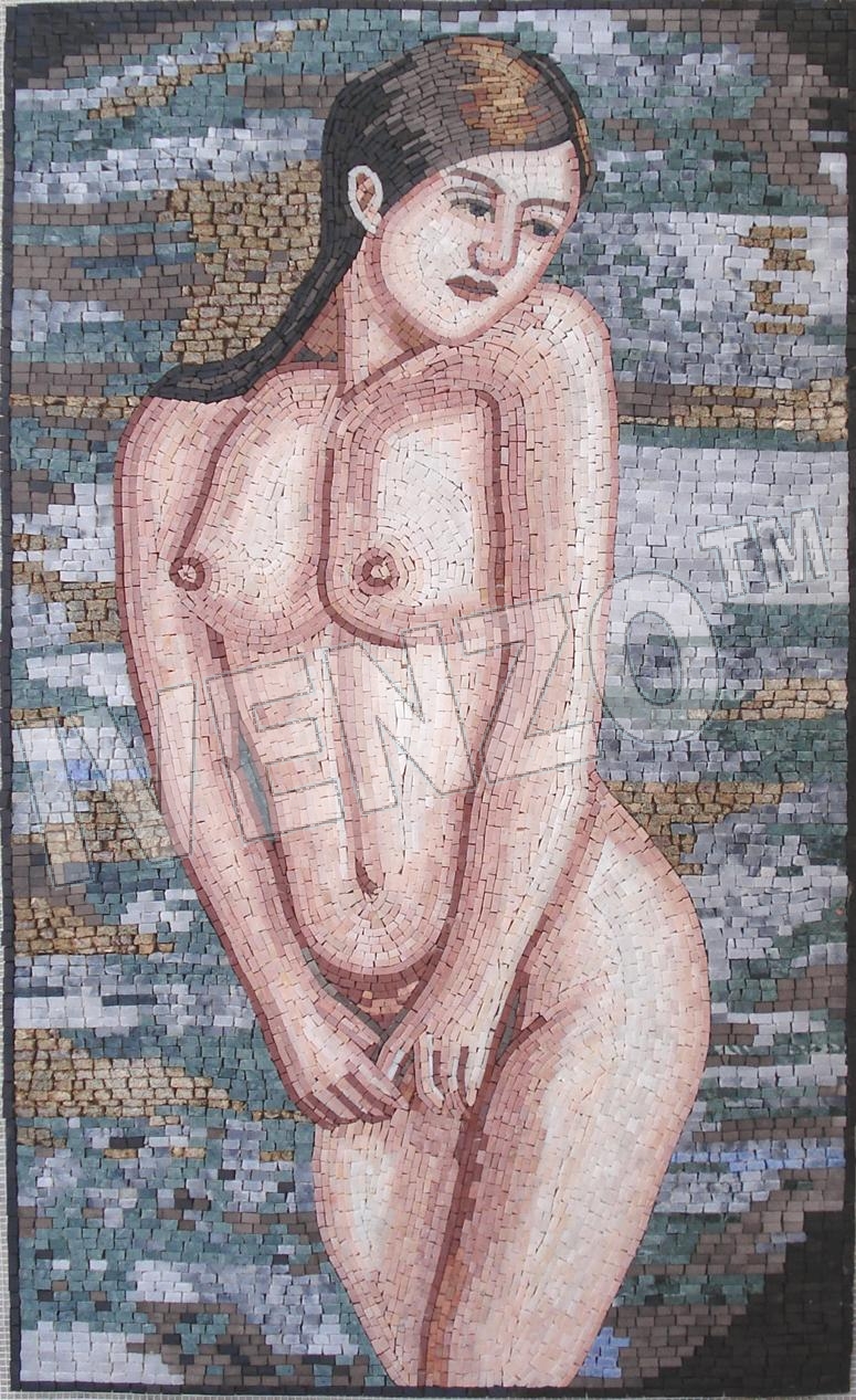 Mosaik FK052 Junges Mädchen im Wasser
