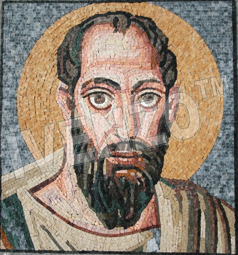 Mosaik FK071 Apostel Paulus aus Ravenna